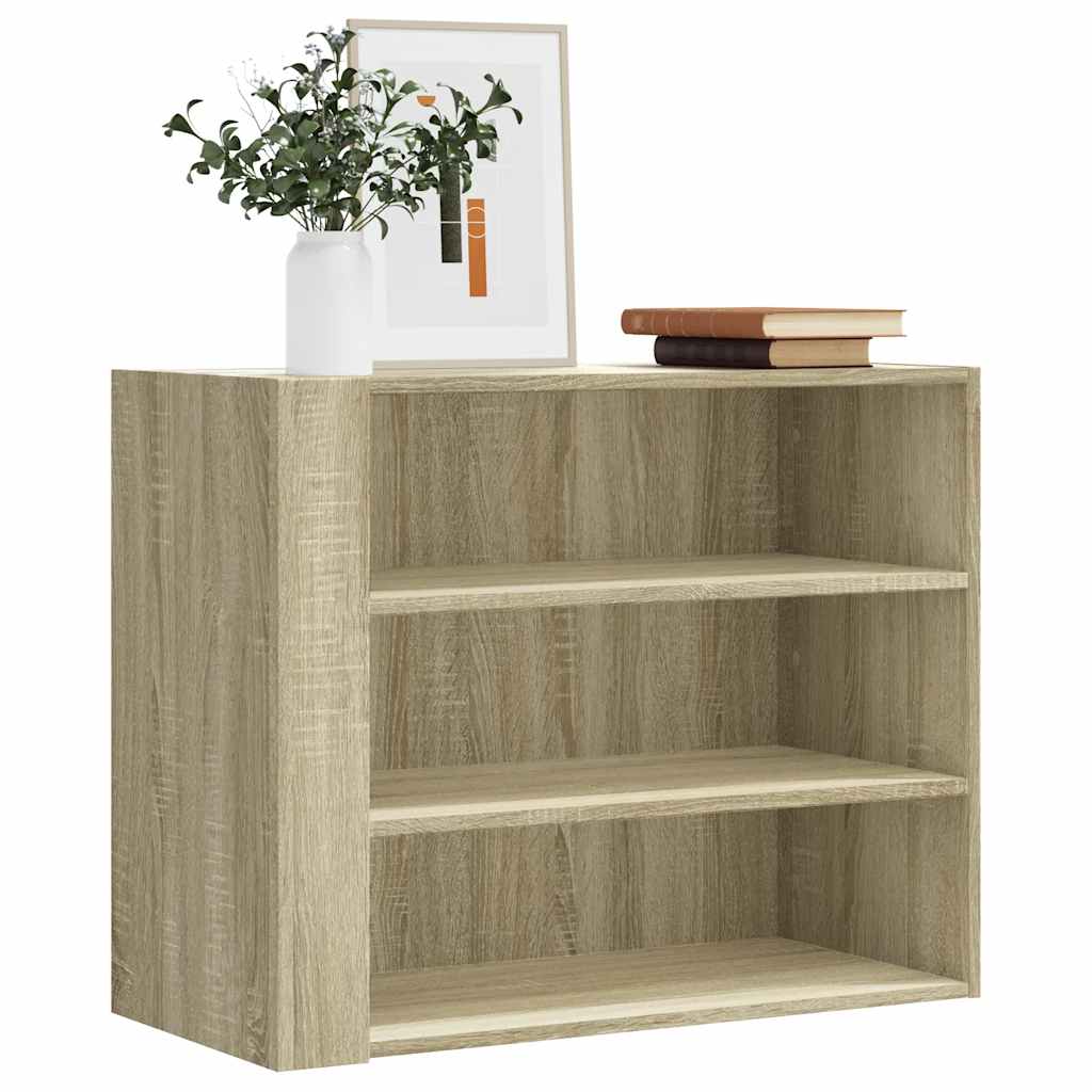 Vidaxl wandkast 75x35x60 cm bewerkt hout sonoma eikenkleurig