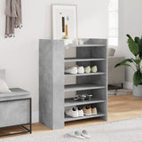 VidaXL Schuhschrank 74,5x37,5x100 cm Holzwerkstoff Betongrau