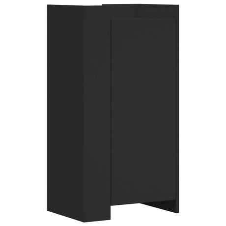 Vidaxx Schuhschrank 52x37,5x100 cm lackiertes Holz schwarz