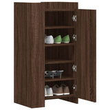 Vidaxx Schuhschrank 52x37,5x100 cm, fertiges Holz, braune Eiche