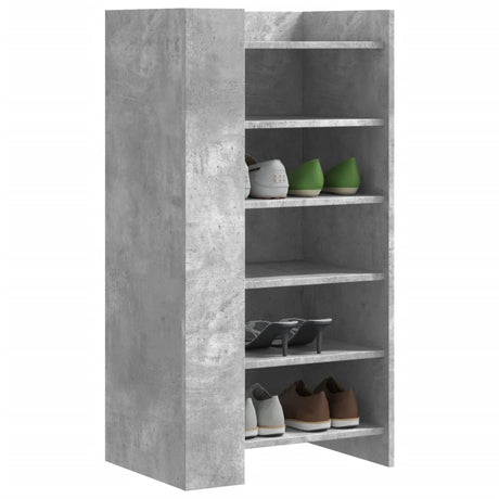 Vidaxx Schuhschrank 52x37,5x100 cm Holzwerkstoff betongrau