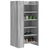 Vidaxx Schuhschrank 52x37,5x100 cm, Holzwerkstoff, Sonoma-Eiche, grau