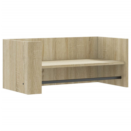 Vidaxl wandschap 70,5x35x30,5 cm bewerkt hout sonoma eikenkleurig