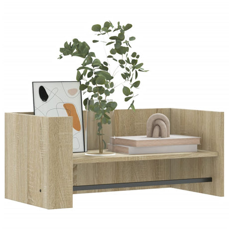 Vidaxl wandschap 70,5x35x30,5 cm bewerkt hout sonoma eikenkleurig
