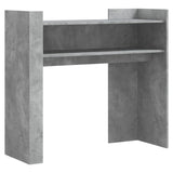 Vidaxl wandtafel 100x35x90 cm bewerkt hout betongrijs