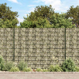 VidaXL Garten-Sichtschutz 4 Stück Steinmuster 35x0,19 m PVC grau
