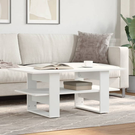 Vidaxl salontafel 102x55x42 cm bewerkt hout zwart