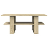 Vidaxl salontafel 102x55x42 cm bewerkt hout sonoma eikenkleurig