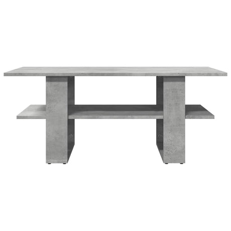 Vidaxl salontafel 102x55x42 cm bewerkt hout betongrijs