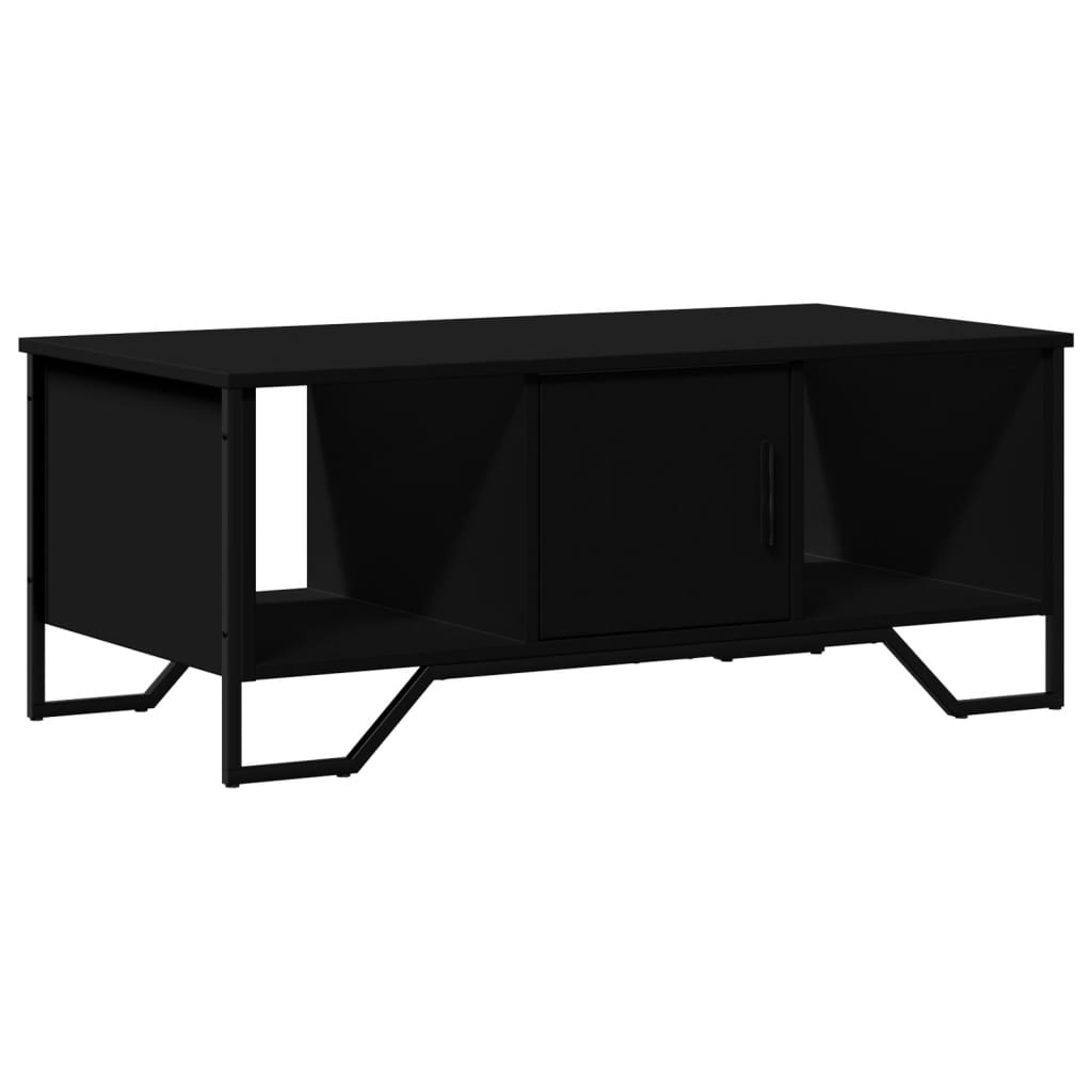 Vidaxl salontafel 100x51x40 cm bewerkt hout zwart