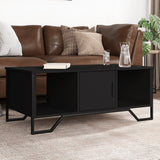 Vidaxl salontafel 100x51x40 cm bewerkt hout zwart
