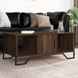 Vidaxl salontafel 100x51x40 cm bewerkt hout bruin eikenkleur
