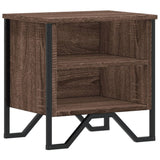 Vidaxl nachtkastje 40x30x40 cm bewerkt hout bruin eikenkleur