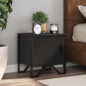 Vidaxl nachtkastjes 2 st 40x30x40 cm spaanplaat zwart