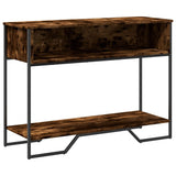 Vidaxl wandtafel 100x35x74,5 cm bewerkt hout gerookt eikenkleurig