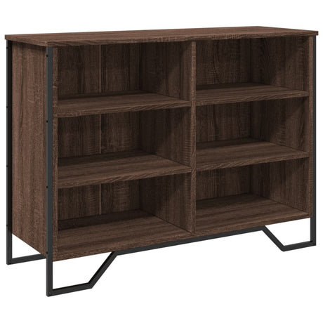 Vidaxl dressoir 101x35,5x74,5 cm bewerkt hout bruin eikenkleur