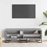 Vidaxl tv-meubel 122x34x41 cm bewerkt hout grijs sonoma eikenkleurig