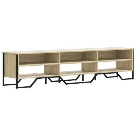 Vidaxl tv-meubel 180x34x41 cm bewerkt hout sonoma eikenkleurig