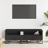Vidaxl tv-meubel 122x34x41 cm bewerkt hout zwart