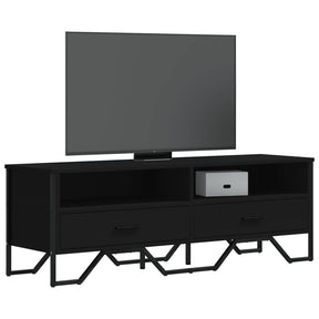 Vidaxl tv-meubel 122x34x41 cm bewerkt hout zwart