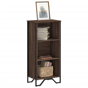 Vidaxl boekenkast 50x31x106 cm bewerkt hout bruin eikenkleurig
