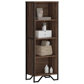 Vidaxl boekenkast 50x31x137,5 cm bewerkt hout bruin eikenkleur