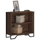 Vidaxl boekenkast 80x31x74,5 cm bewerkt hout bruin eikenkleur