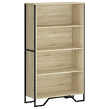 Vidaxl boekenkast 80x31x137,5 cm bewerkt hout sonoma eikenkleurig