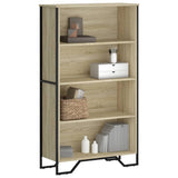 Vidaxl boekenkast 80x31x137,5 cm bewerkt hout sonoma eikenkleurig