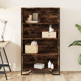 Vidaxl boekenkast 80x31x137,5 cm bewerkt hout gerookt eikenkleurig