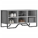 Vidaxx Schuhschrank 90x38x45,5 cm, Holzwerkstoff, Farbe Sonoma-Eiche grau