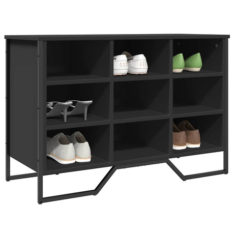 Vidaxx Schuhschrank 90x38x61,5 cm verarbeitetes Holz schwarz