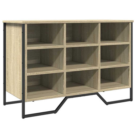 VidaXL Schuhschrank 90x38x61,5 cm Holzwerkstoff Sonoma-Eiche-farbig