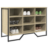 VidaXL Schuhschrank 90x38x61,5 cm Holzwerkstoff Sonoma-Eiche-farbig