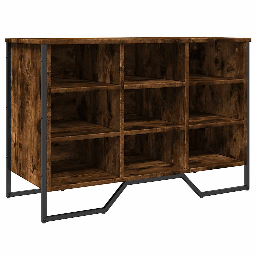 Vidaxx Schuhschrank 90x38x61,5 cm verarbeitetes Holz, geräucherte Eiche