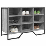 Vidaxx Schuhschrank 90x38x61,5 cm, Holzwerkstoff, Farbe Sonoma-Eiche, Grau
