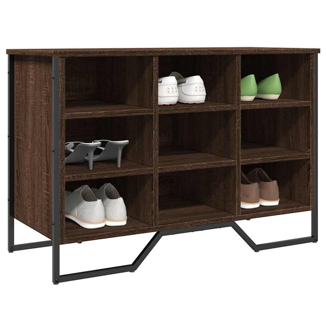 Vidaxx Schuhschrank 90x38x61,5 cm, fertiges Holz, braune Eiche