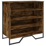 Vidaxx Schuhschrank 80x38x78 cm verarbeitetes Holz, geräucherte Eiche