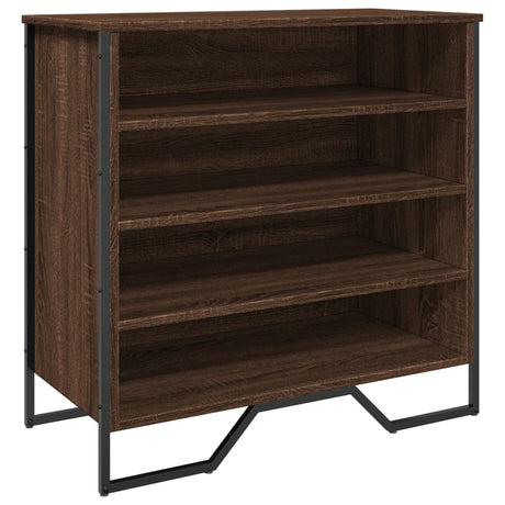 Vidaxx Schuhschrank 80x38x78 cm Holzwerkstoff braune Eiche