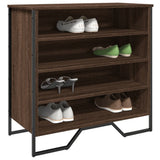 Vidaxx Schuhschrank 80x38x78 cm Holzwerkstoff braune Eiche