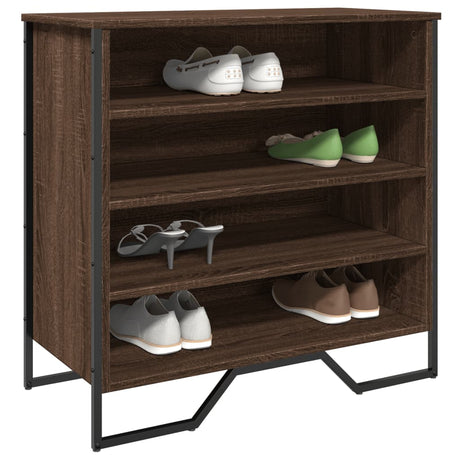 Vidaxx Schuhschrank 80x38x78 cm Holzwerkstoff braune Eiche