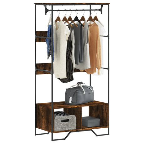 Vidaxx Kleiderschrank 90x50x180 cm Holzwerkstoff, Räuchereiche