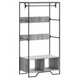 Vidaxx Kleiderschrank 90x50x180 cm Holzwerkstoff Sonoma-Eiche grau