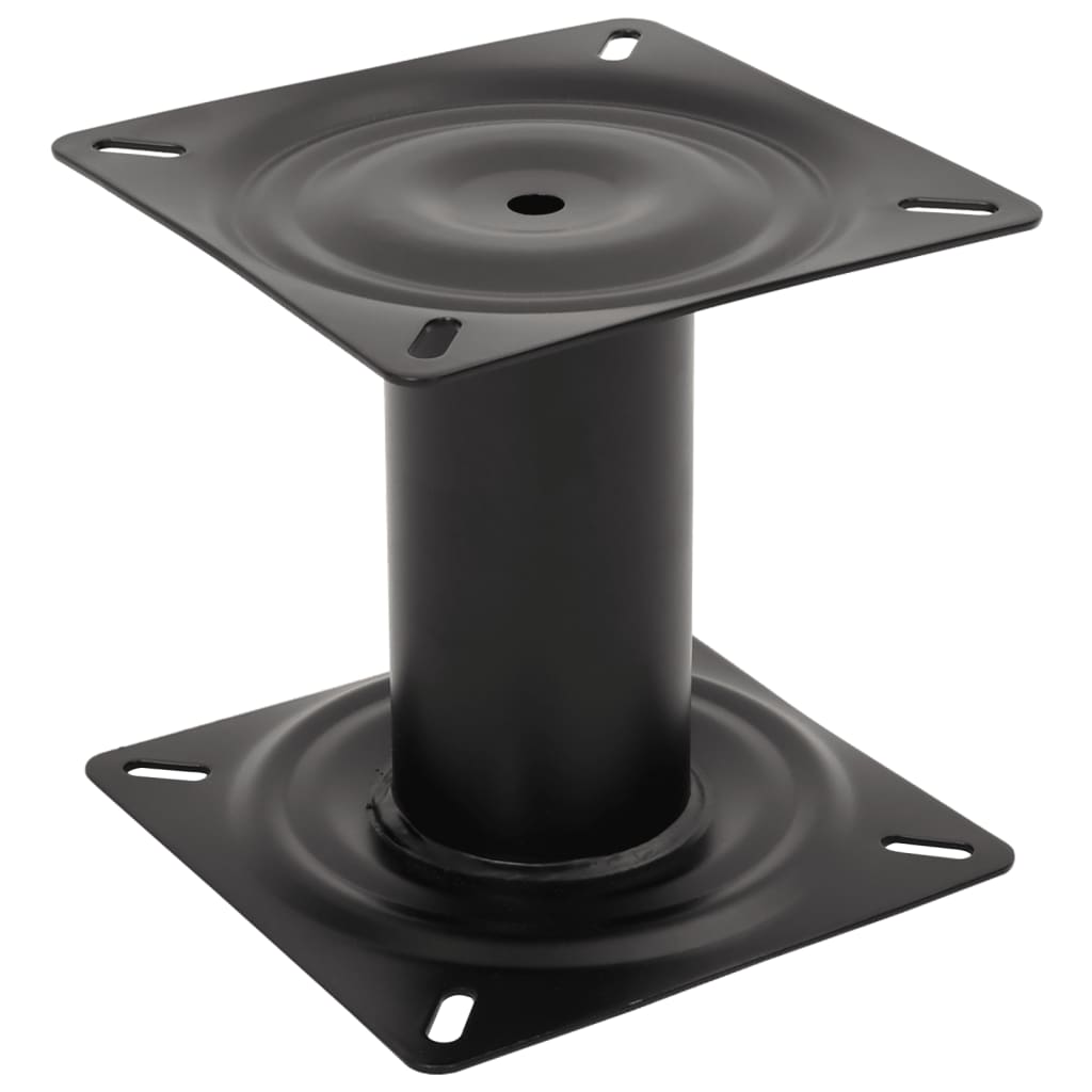 VidaXL Bootsstuhlbein 18 cm Stahl schwarz