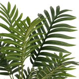 Vidaxl künstliche Palme mit 3 Stämmen 120 cm Polypropylen grün