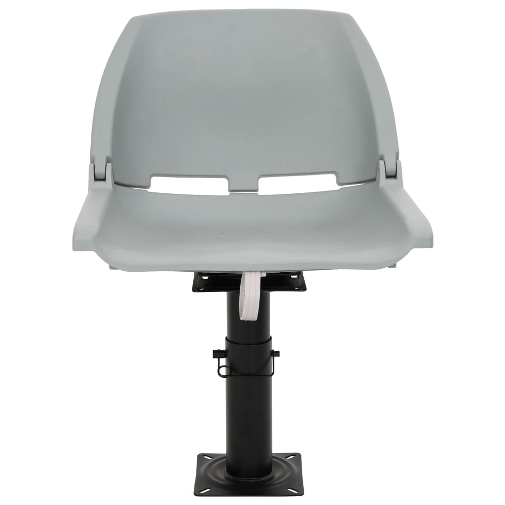 Vidaxl bootstoelen 2 st met poot in hoogte verstelbaar 360° draaibaar