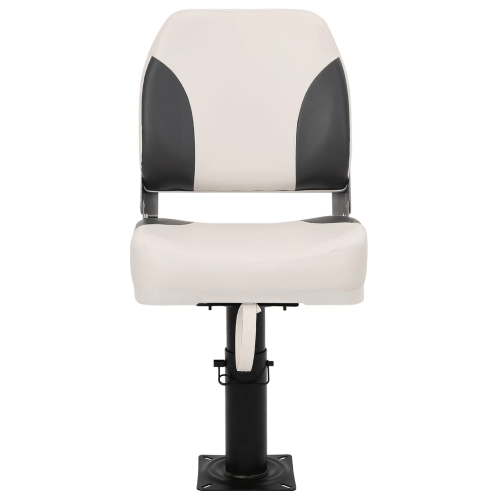 Vidaxl bootstoelen 2 st met poot in hoogte verstelbaar 360° draaibaar