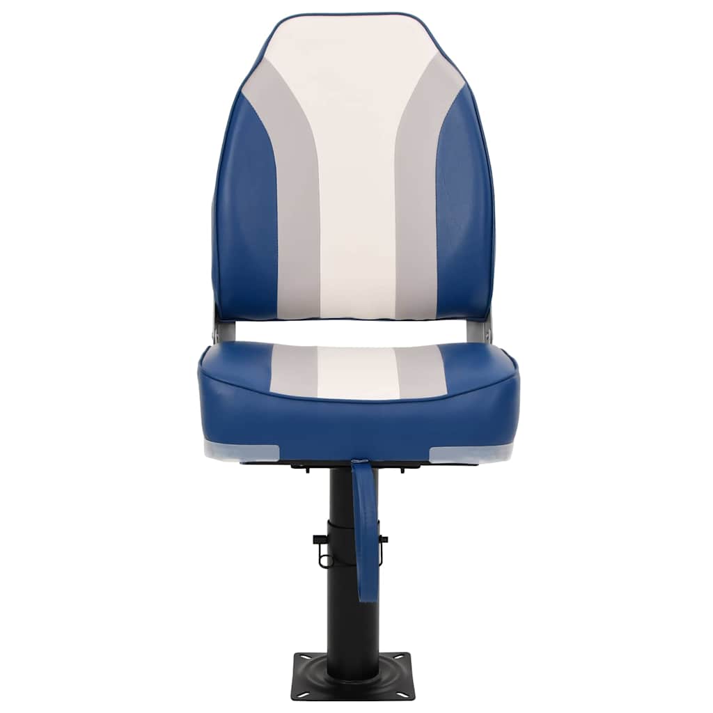 Vidaxl bootstoelen 2 st met poot in hoogte verstelbaar 360° draaibaar