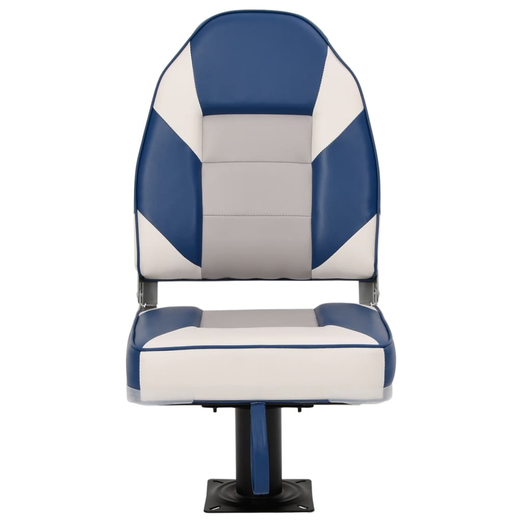 Vidaxl bootstoelen 2 st met poot 360° draaibaar