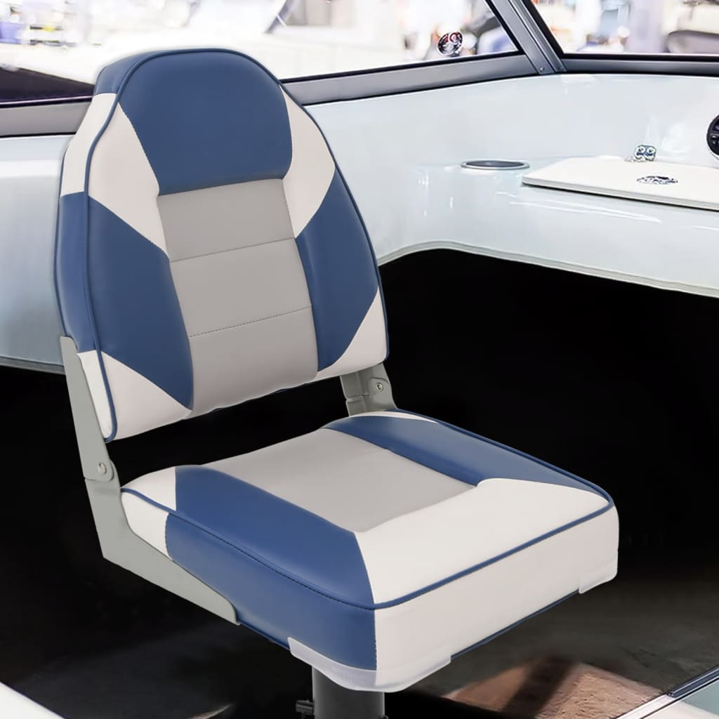 Vidaxl bootstoelen 2 st met poot 360° draaibaar